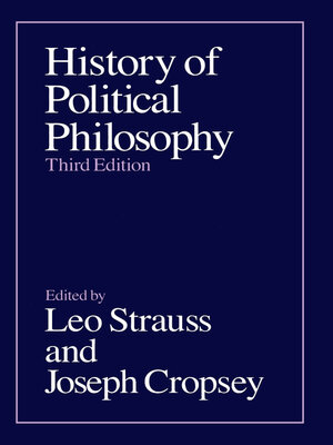 cover image of History of Political Philosophy